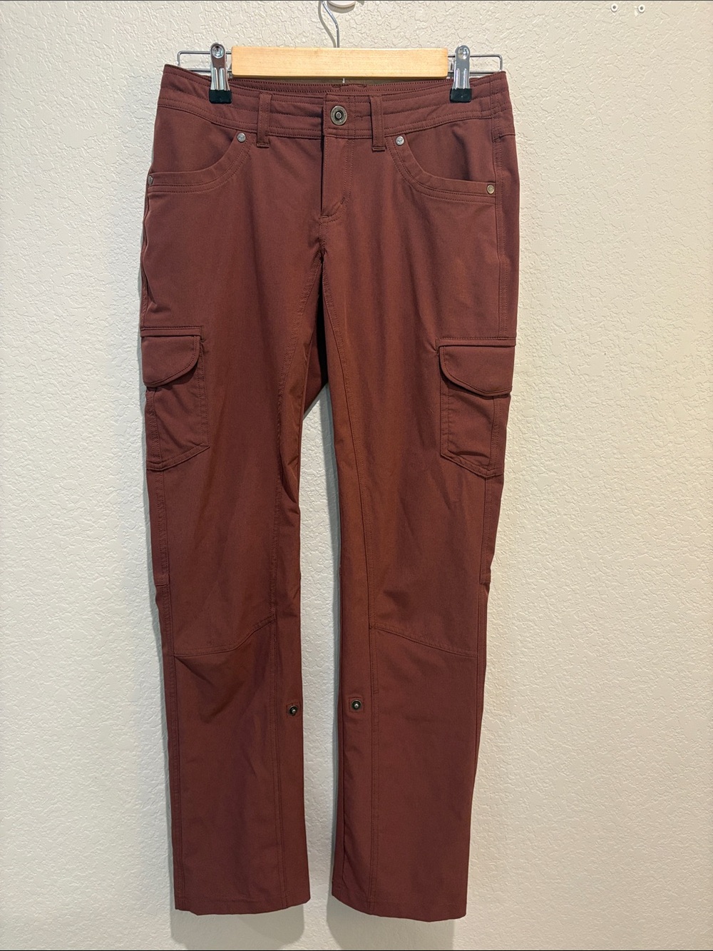 KUHL Women’s Cargo Hiking Pants 2 in 1, Dusty Rose Size 2
